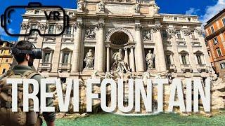  Rome's Trevi Fountain in 360° VR | Experience the World's Most Beautiful Fountain | VR Travel