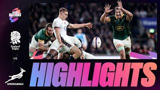 HIGHLIGHTS | ENGLAND V SOUTH AFRICA | AUTUMN NATIONS SERIES 2024