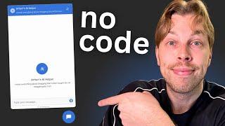 How To Build AI Chatbots in 7 Minutes (No Code Needed)