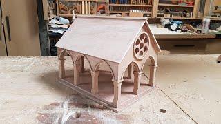 Making a bird table (Birdington Abbey)