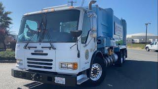 Garbage Trucks at Waste Management’s Sacramento Recycling & Transfer Station