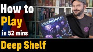 How to play Deep Shelf - Full teach + visuals - Peaky Boardgamer