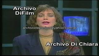 Flash de noticias América Te Ve con Silvia Martinez Cassina - DiFilm (1991)