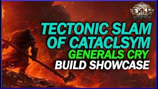 [POE 3.23] Generals Cry Tectonic Slam Of Cataclysm Juggernaut Build Showcase! Giant Explosions!