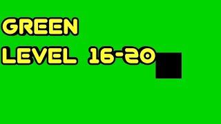 Green Level 16 17 18 19 20 Mobile Puzzle Game For Adult (By Bart Bonte)