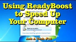 Will ReadyBoost Speed up Your Computer ? - Ask a Tech #15