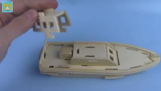 SUPER 3D PUZZLE! HOW TO MAKE A WOODEN SHIP!  Toy FOR KIDS!