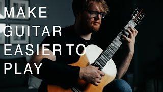 GUITAR TIPS: How to improve a difficult spot on the Classical Guitar | make guitar easier to play