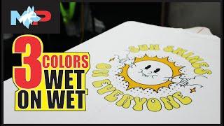 Step By Step 3 Color Screen Print Registration.