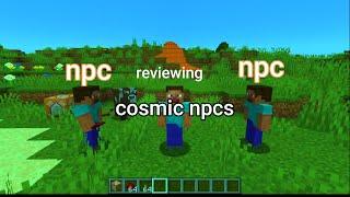 cosmic npcs tutorial