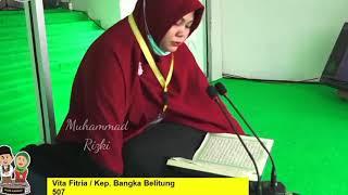 VITA FITRIA (KEP. BANGKA BELITUNG) | QIROAT SAB'AH MUJAWWAD | MTQ NASIONAL 2020 PADANG/SUMBAR