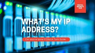 What is My IP Address? Can Anyone Know It? | Quick Tech Guide #IPaddress #WhatIsMyIP #TechTips