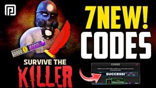 *NEW* ALL WORKING CODES FOR SURVIVE THE KILLER 2024! ROBLOX SURVIVE THE KILLER CODES