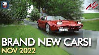 (REALLY) NEW CAR MODS for Assetto Corsa November 2022 | Download links for cars and tracks!