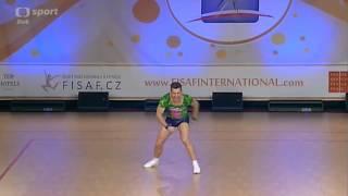 Cameron Brown 2014 FISAF Finals WC IM ceskatelevize.cz Sport Aerobics