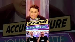 JOHN PINETTE  HATES ACCUPUNCTURE 🪡  #reaction #funny #clean #shortsviral #food #cruise