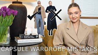 CAPSULE WARDROBE MISTAKES IN 2025 | LESSONS WITH LYDIA