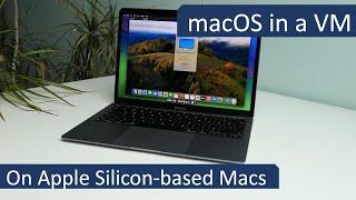 Run macOS Sonoma in a VM on a Silicon-based Mac