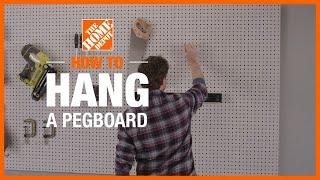 How to Hang a Pegboard | The Home Depot