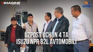 UZPOST uchun 4 ta ISUZU NPR 82L avtomobili