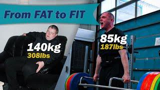 Fat to fit -55kg in one year - body transformation - weight loss