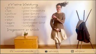 Minimalist | KLEIDUNG | NUR 27 Teile MIT Unterwäsche & Schuhe | Capsule Wardrobe | DIY