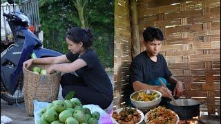 good-hearted man : Help Single Mother Cook - Harvesting Guava || Ly Tieu Nu