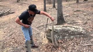 Catching and Bagging 6-foot Rattlesnake