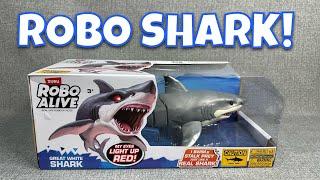 ZURU ROBO SHARK OPENING AND REVIEW! APEX PREDATOR OR CHUM IN THE WATER?