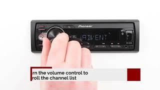 Pioneer MVH-330DAB - How to tune DAB radio.