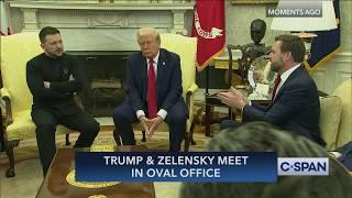 Heated Exchange between President Trump, Vice President Vance and Ukrainian President Zelenskyy