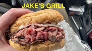 Trying the Pit Beef from Jake’s Grill on Falls Road ( Food Review )