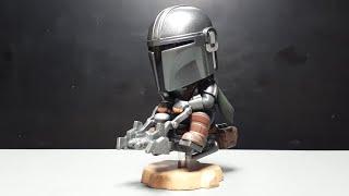 Tooned Star Wars Mandalorian by Pop Mart art toy figure cute designer pvc vinyl StarWars popmart