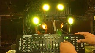 DMX 512 Beam 230 Parled Program by SDSS pinoy vlog