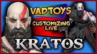 Customizing Live - Marvel Legends Style Kratos Custom Figure God of War