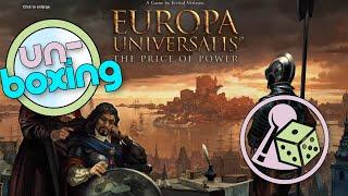 Unboxing Europa Universalis: The Price of Power (Boardgame)