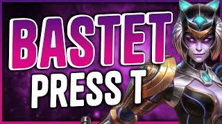 MY BASTET SOLO IS UNCONTESTED AS THE BEST! - SMITE Ranked Conquest