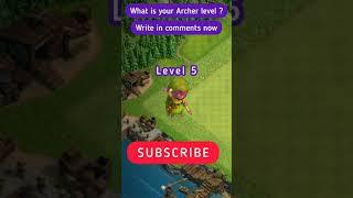 Maxing level Archer troop ! Level 1 to level max Archer Clash of Clans