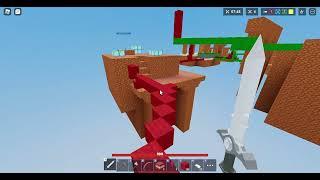 When you die to a block when you could have won (Roblox Bedwars)