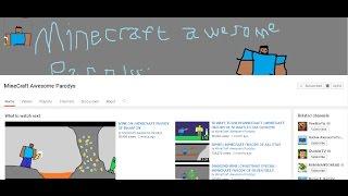 HOW MineCraft Awesome Parodies MAKES HIS THUMBNAILS (REUPLOAD)