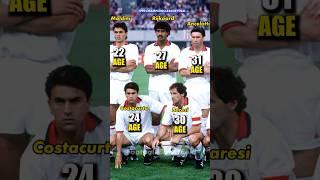 AC Milan squad vs SL Benfica Final Champions League 1990How Old Was It#footballshorts #rossoneri