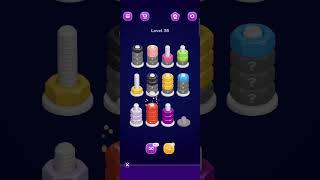 Nut Sort Level 38 Walkthrough | Nuts — Color Sort 38 solution