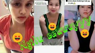 Tiktok sikut challenge | tiktok elbow challenge | no bra