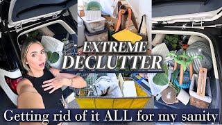 Shameful EXTREME Declutter of my WHOLE HOUSE!  Getting rid of everything and starting fresh!