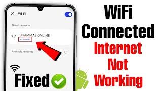 How to fix wifi connected but no internet access android | wifi connected but not working