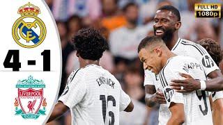 Real Madrid vs Liverpool 4-1 • Champions League 2024 Highlights & All Goals • Hasil Bola Tadi Malam