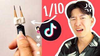 RATING TIKTOK ART TUTORIALS  9