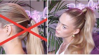 PERFECT HIGH PONYTAIL STEP BY STEP FOR BEGINNERS | ИДЕАЛЬНЫЙ ВЫСОКИЙ ХВОСТ ПОШАГОВО