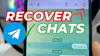 How to Recover Telegram Deleted Messages 2024