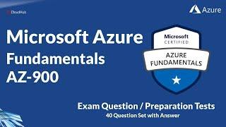 Microsoft Azure AZ-900 certification exam 40 questions and answers @S3CloudHub #dumps